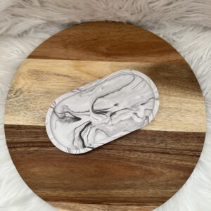 Tablett oval Marmoroptik - Image 2