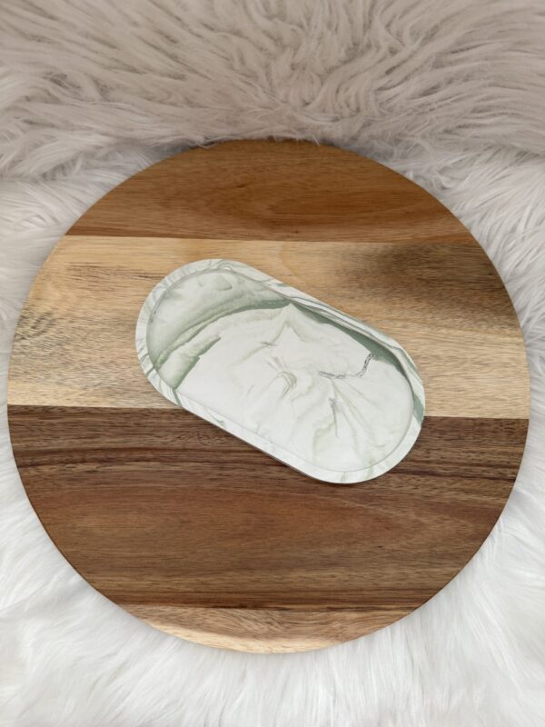 Tablett oval Marmoroptik - Image 4