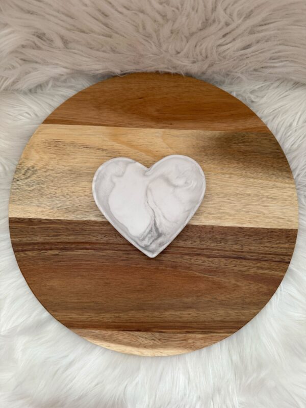 Herz Tablett Marmoroptik - Image 5