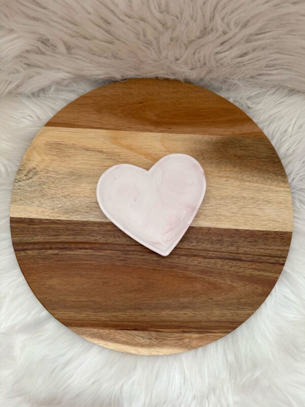 Herz Tablett Marmoroptik - Image 3