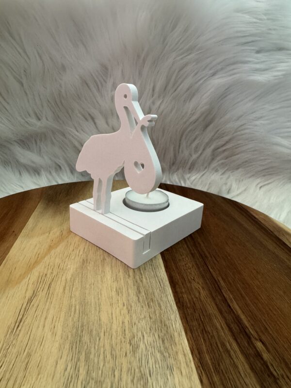 Teelicht Storch - Image 2